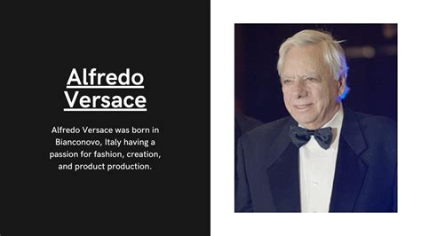 alfredo versace designer|alfredo versace clothing.